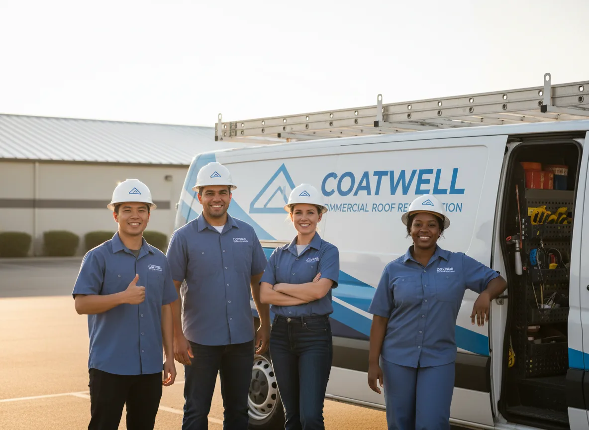 Commercial roof coating company in Trimont, MN